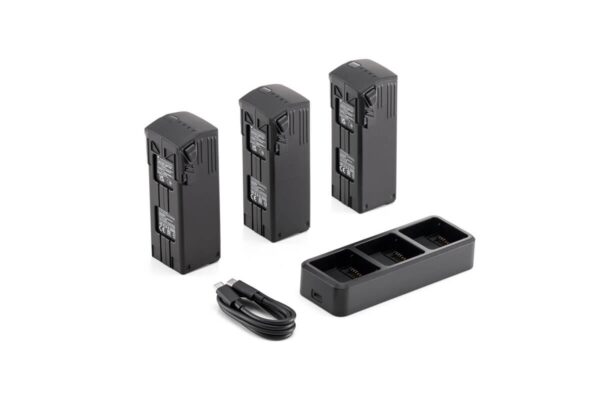 "DJI Mavic 3 Enterprise Series Battery Kit with intelligent flight batteries and charging hub for professional-grade drone operations."