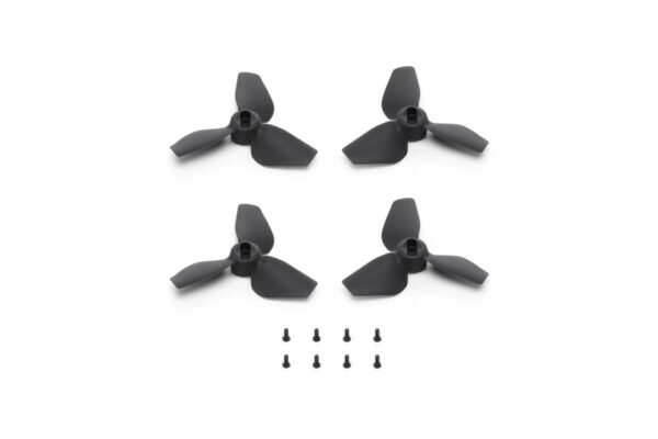 "Close-up of DJI Neo propellers showcasing lightweight and durable design"